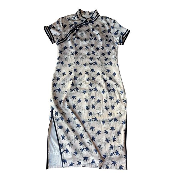 Elegant Chinese Qipao Cheongsam Silk Dress Size 8 - Picture 5 of 12